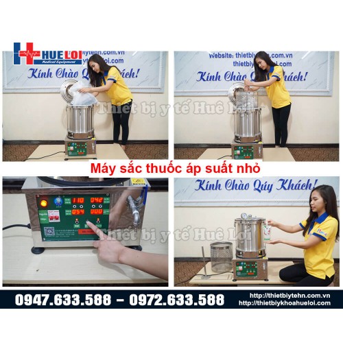 Máy sắc thuốc áp suất nhỏ